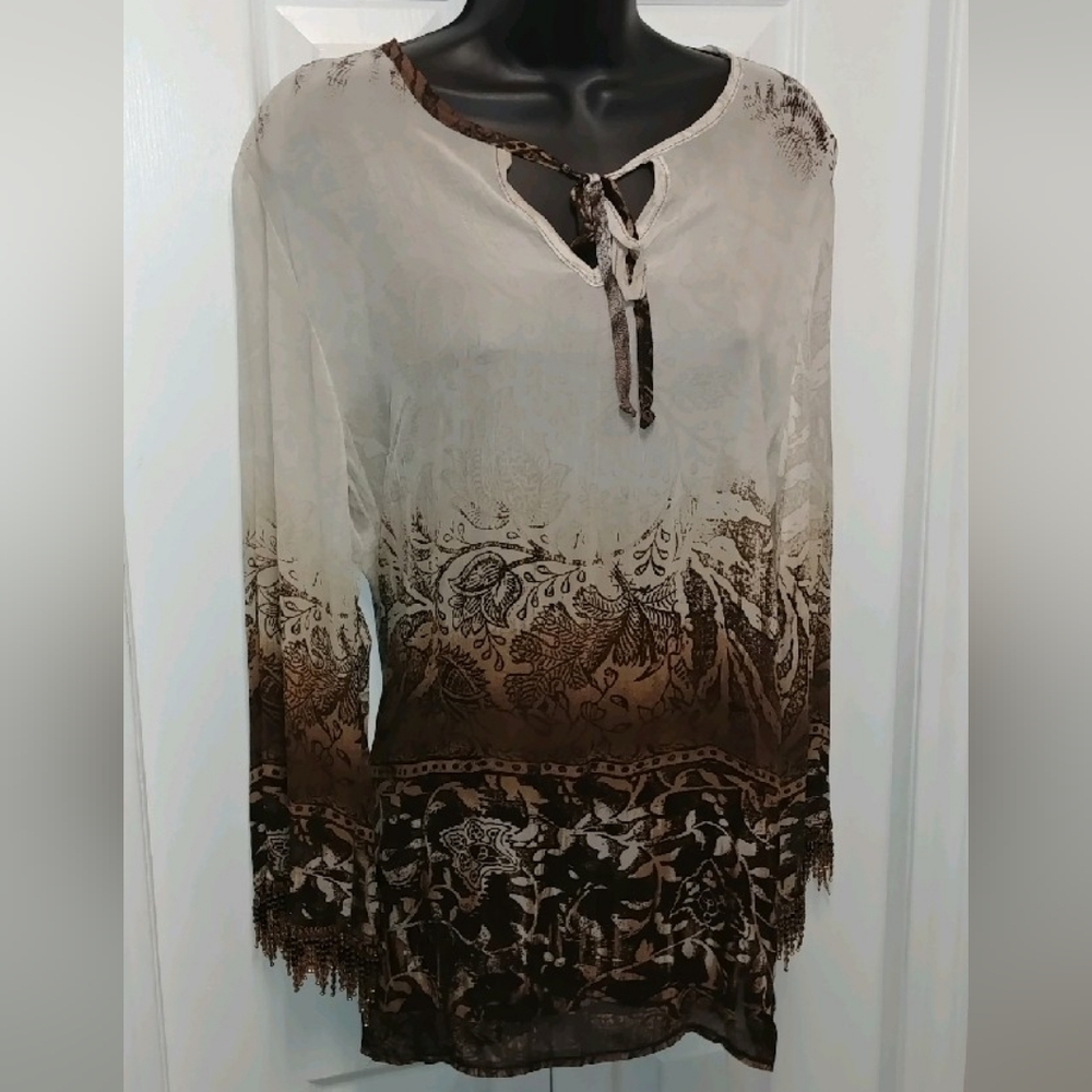 LAST Chance Frank Lyman Designs beaded top